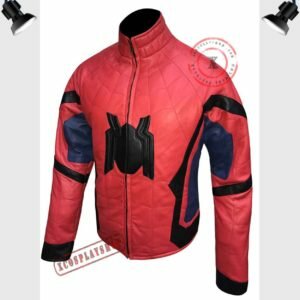 spiderman leather jacket