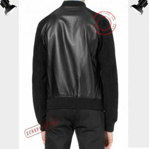 Black Andrew Garfield jacket