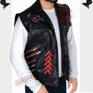 Thomas Pestock Leather Vest