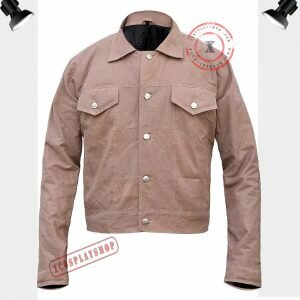 brown bradley cooper leather jacket