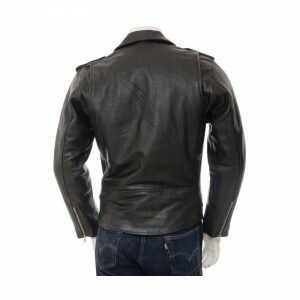 Black Kanye West Biker Leather Jacket
