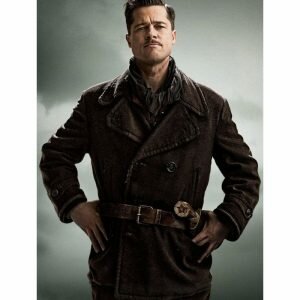 Brad Pitt Inglourious Basterds Leather Jacket
