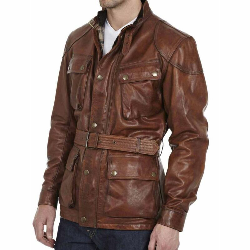 Brad Pitt Benjamin Button Leather Jacket