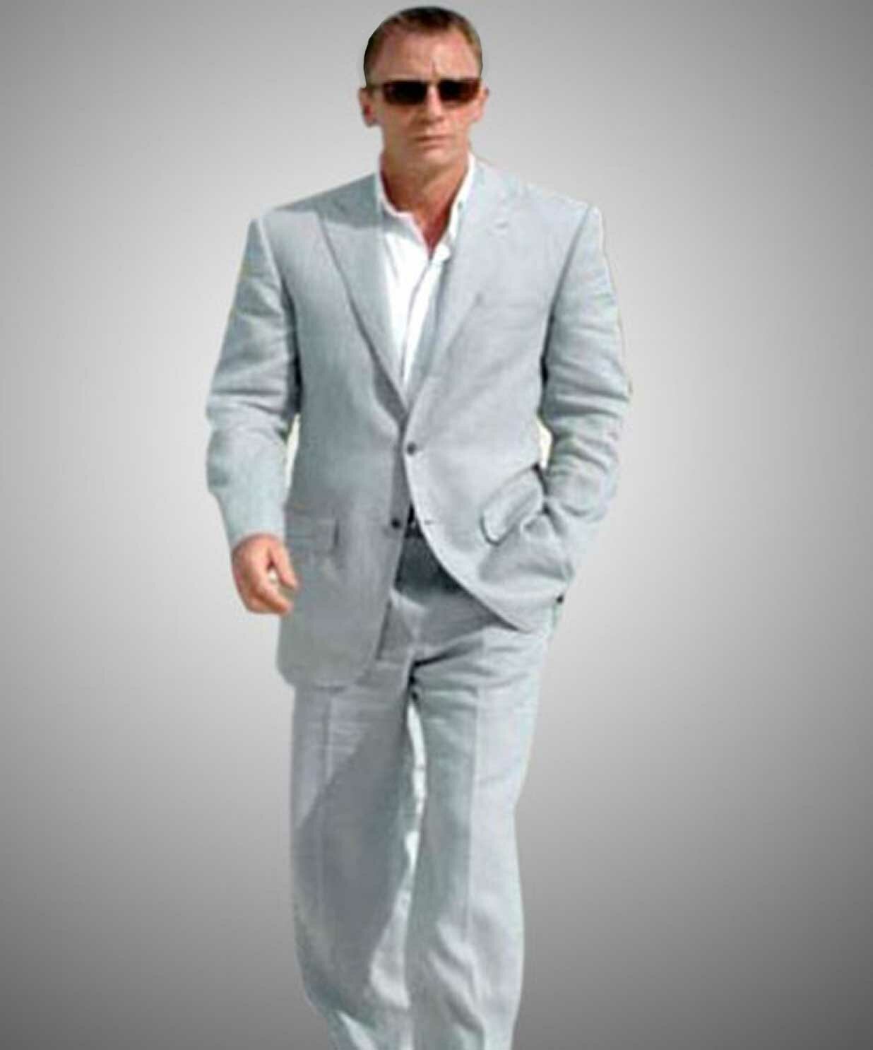 Casino Royale Linen Suit