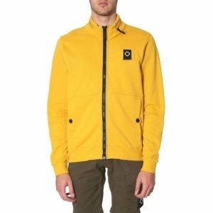 Men’s Yellow Training Zip-up Hooded Sweatshirt