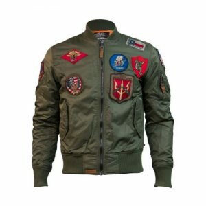 Top Gun MA-1 Bomber Jacket with Patches
