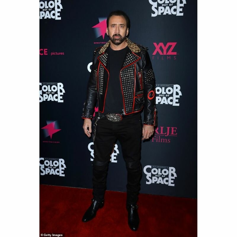 Nicolas Cage Color Out of Space Studs Jacket