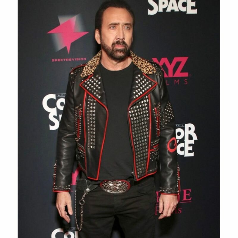 Nicolas Cage Color Out of Space Studs Jacket