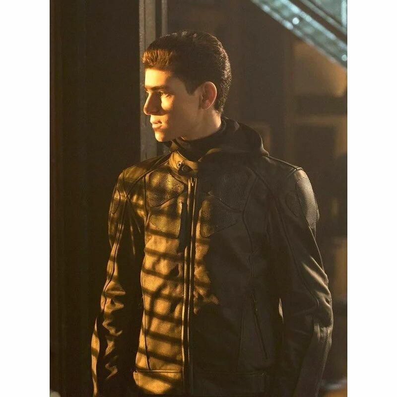 Bruce Wayne Gotham Leather Jacket