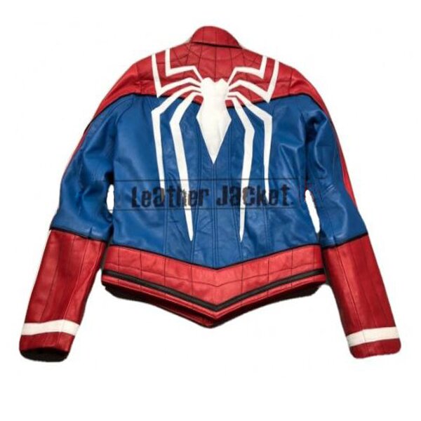 Spider Man PS4 Gaming Leather Jacket