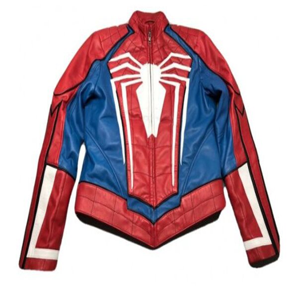 Spider Man PS4 Gaming Leather Jacket